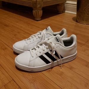 Black and white Adidas